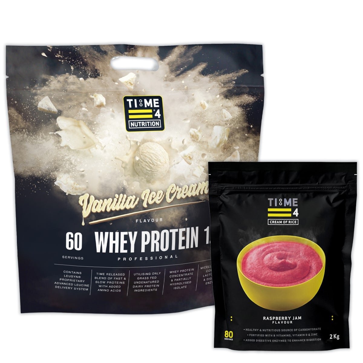 PROMO: Time 4 Whey Protein Professional 1.8kg + Time 4 Cream of
